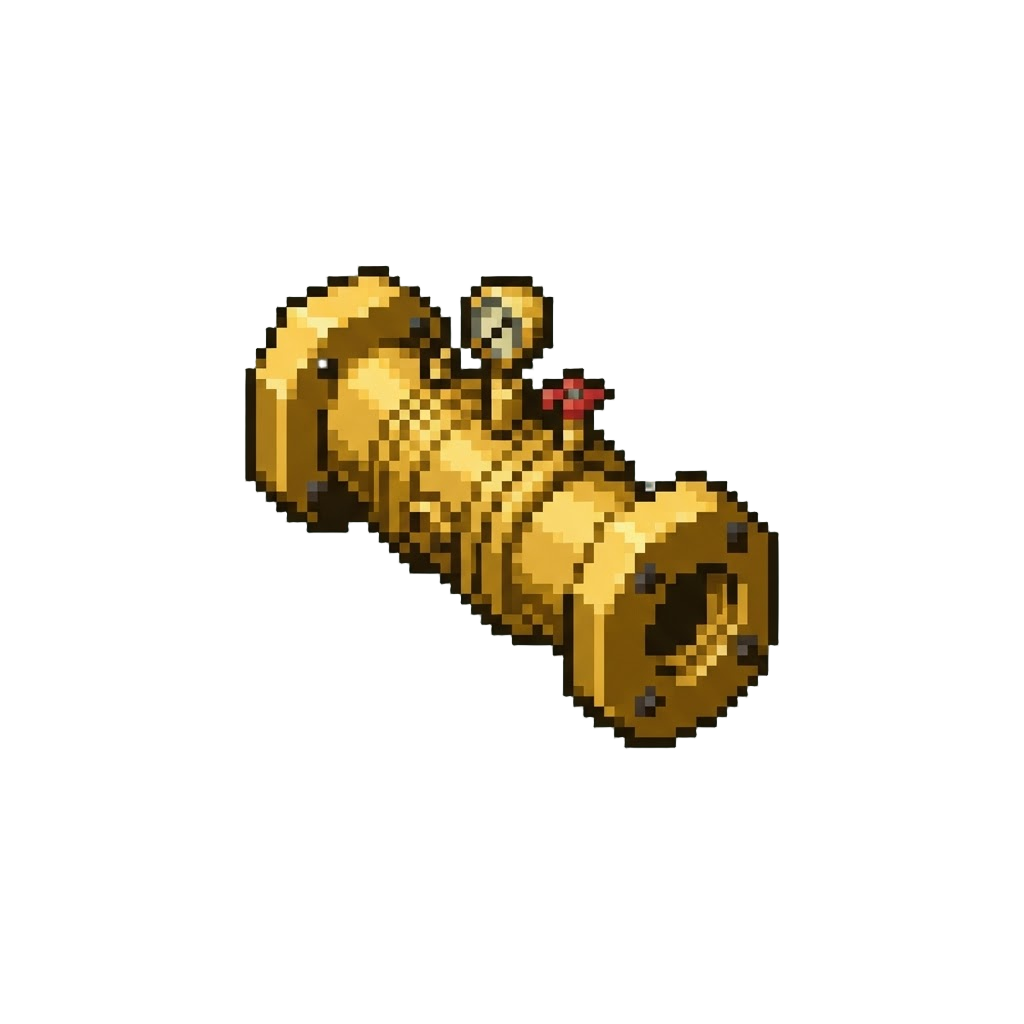 A Gold-plated Pressure Pipe