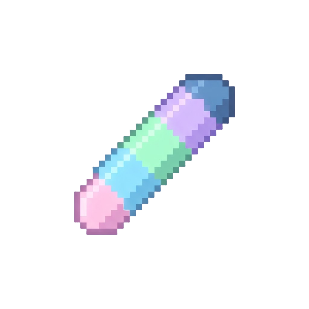 A Glowing Neon Pastel Chalk Style