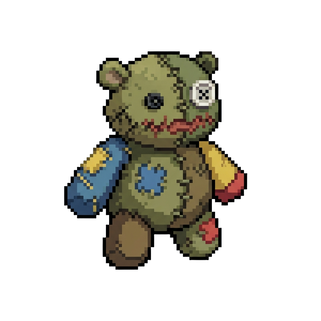 A Stitched-up Franken-toy Monster
