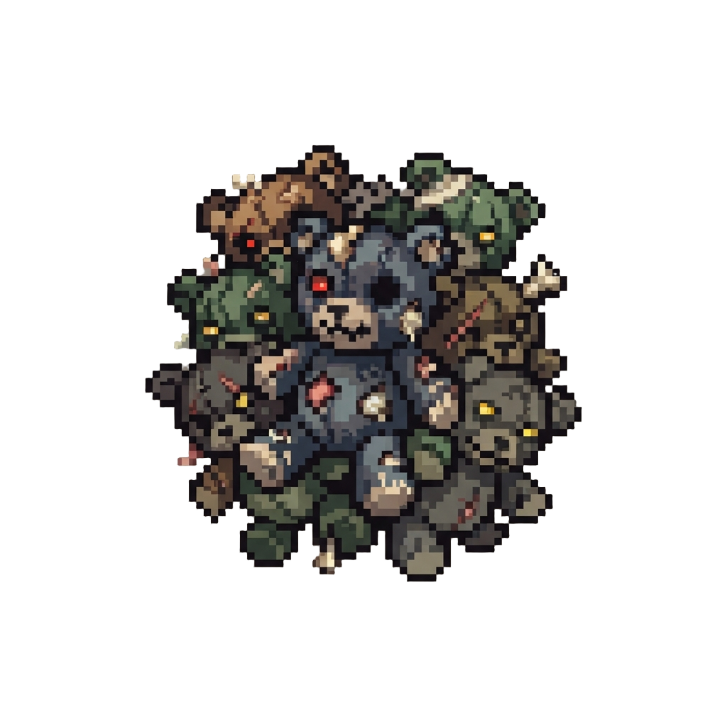 A Swarm of Undead Plush Teddy Bears