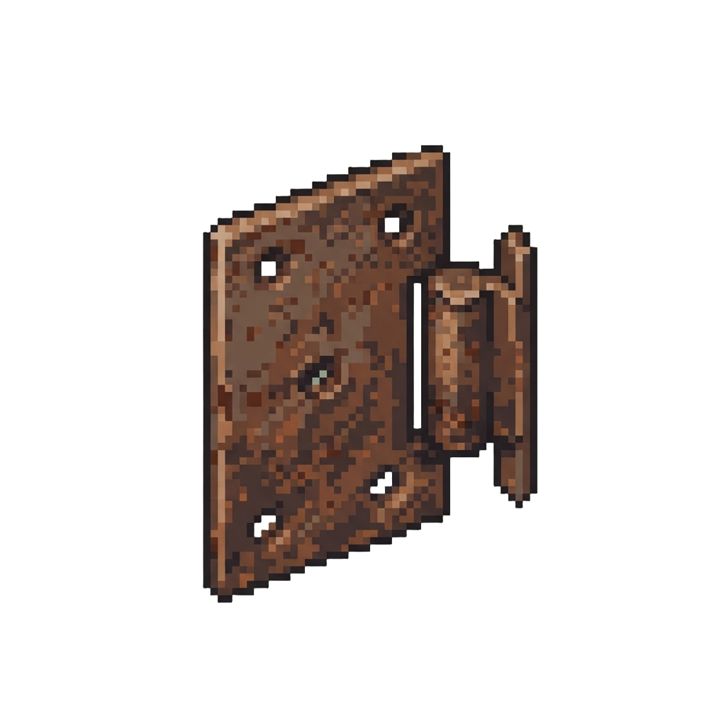 A Creaking Rusty Gate Hinge