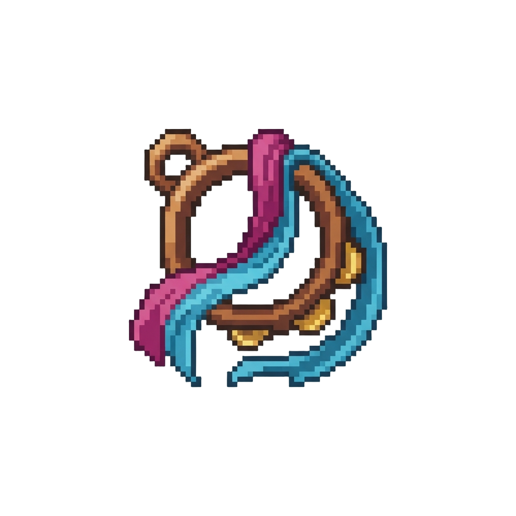 A Silk-streamer Tambourine