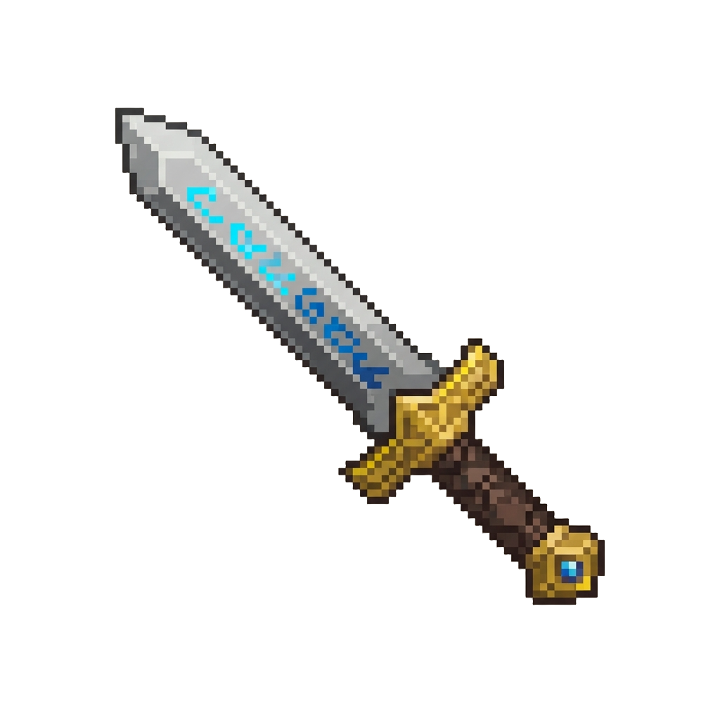 A Rune-engraved Shortsword