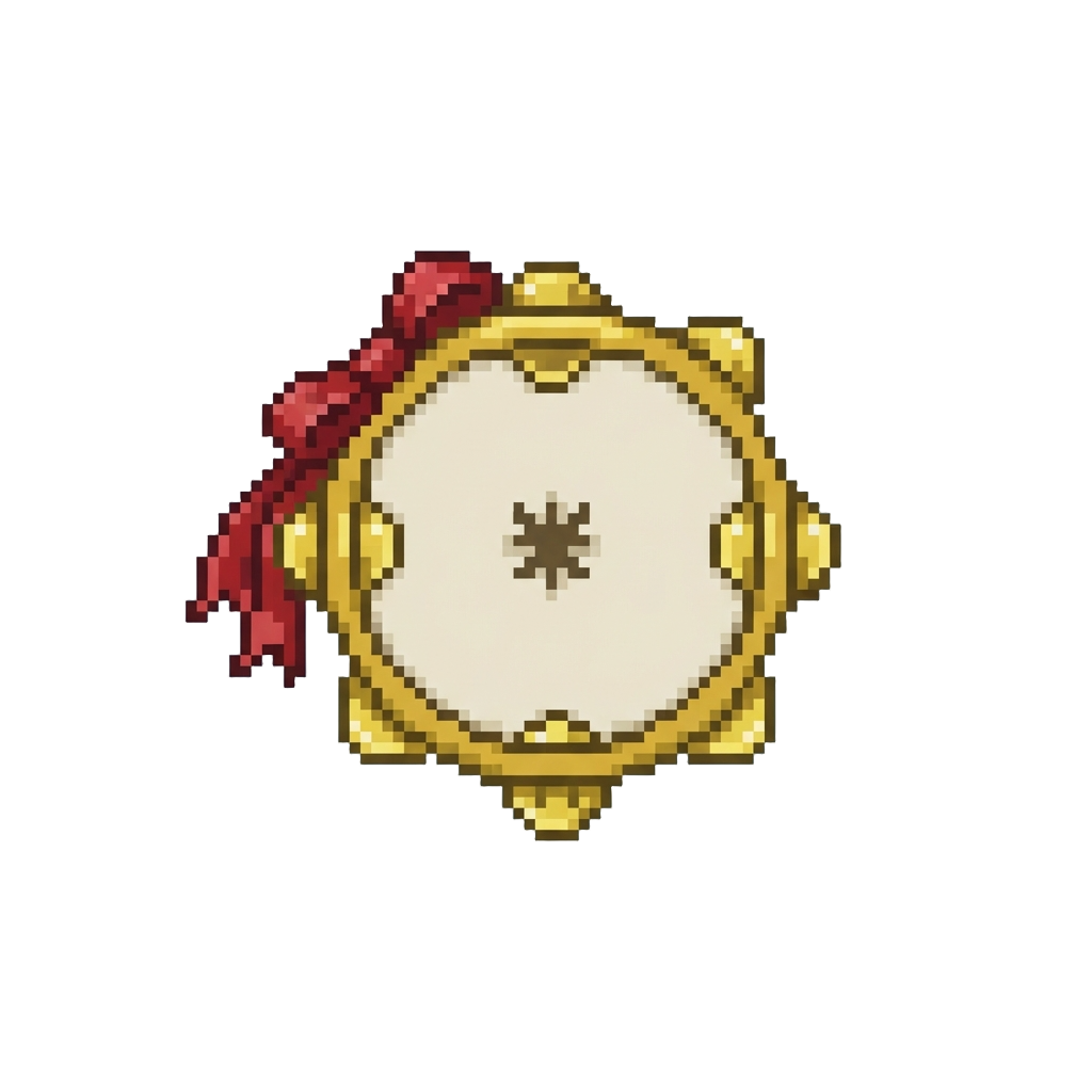 A Golden Ribboned Tambourine