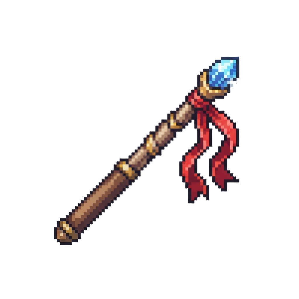 A Ribboned Magic Wand
