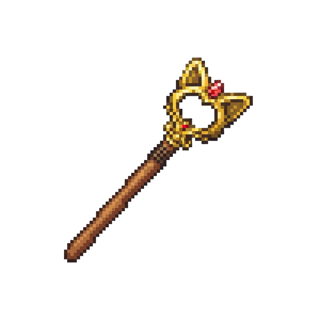 A Gilded Cat-ear Scepter