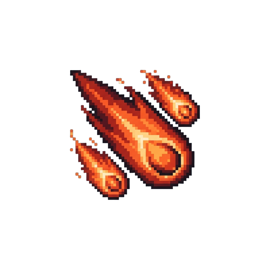 A Barrage of Superheated Plasma Meteors