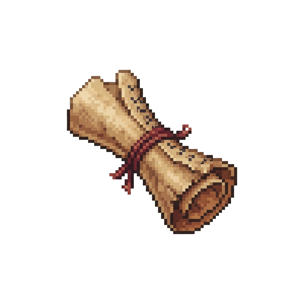 A Crumpled Magical Scroll