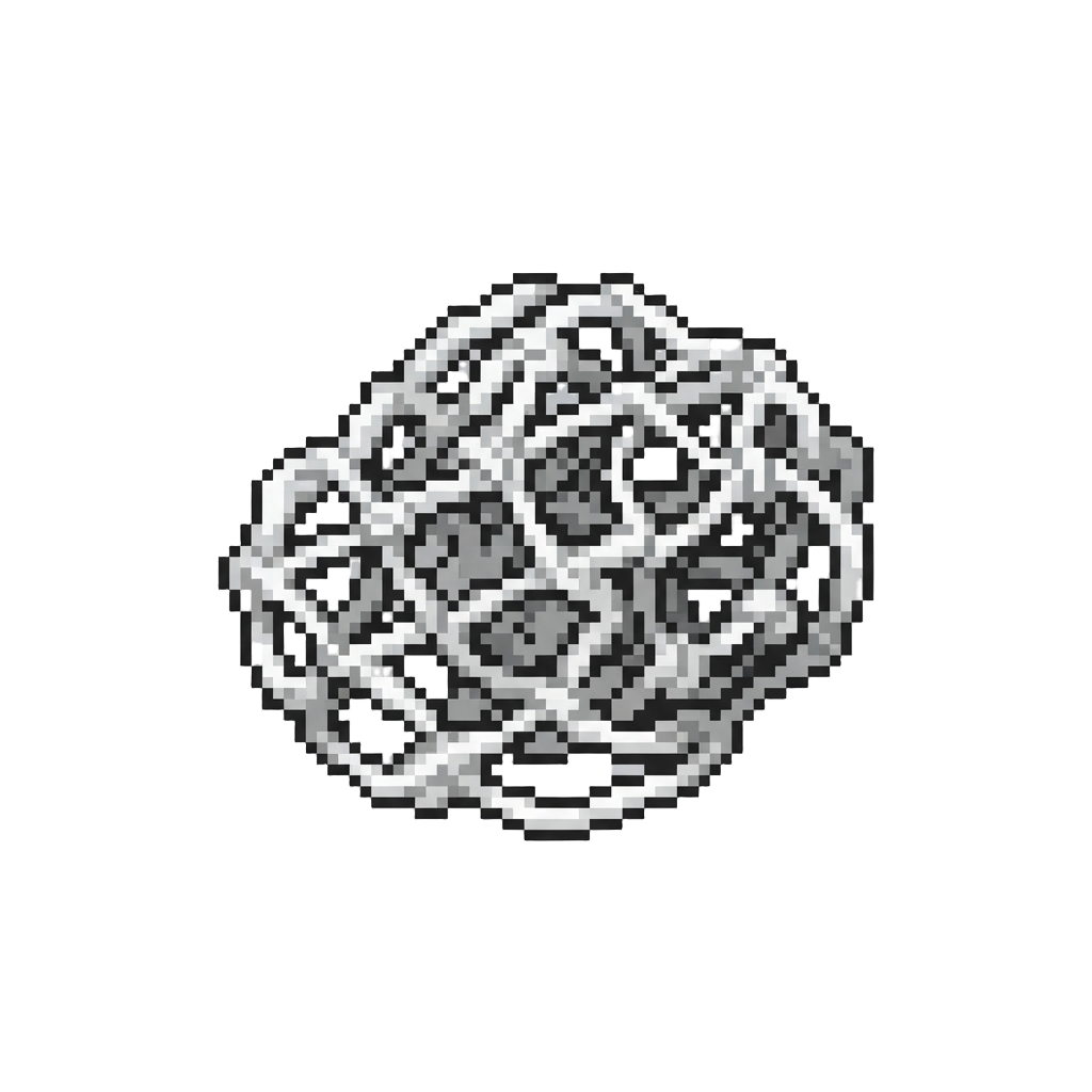 A High-contrast Black-and-white Web Net