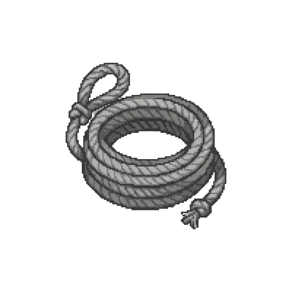 A Gleaming Monochrome Web Lasso