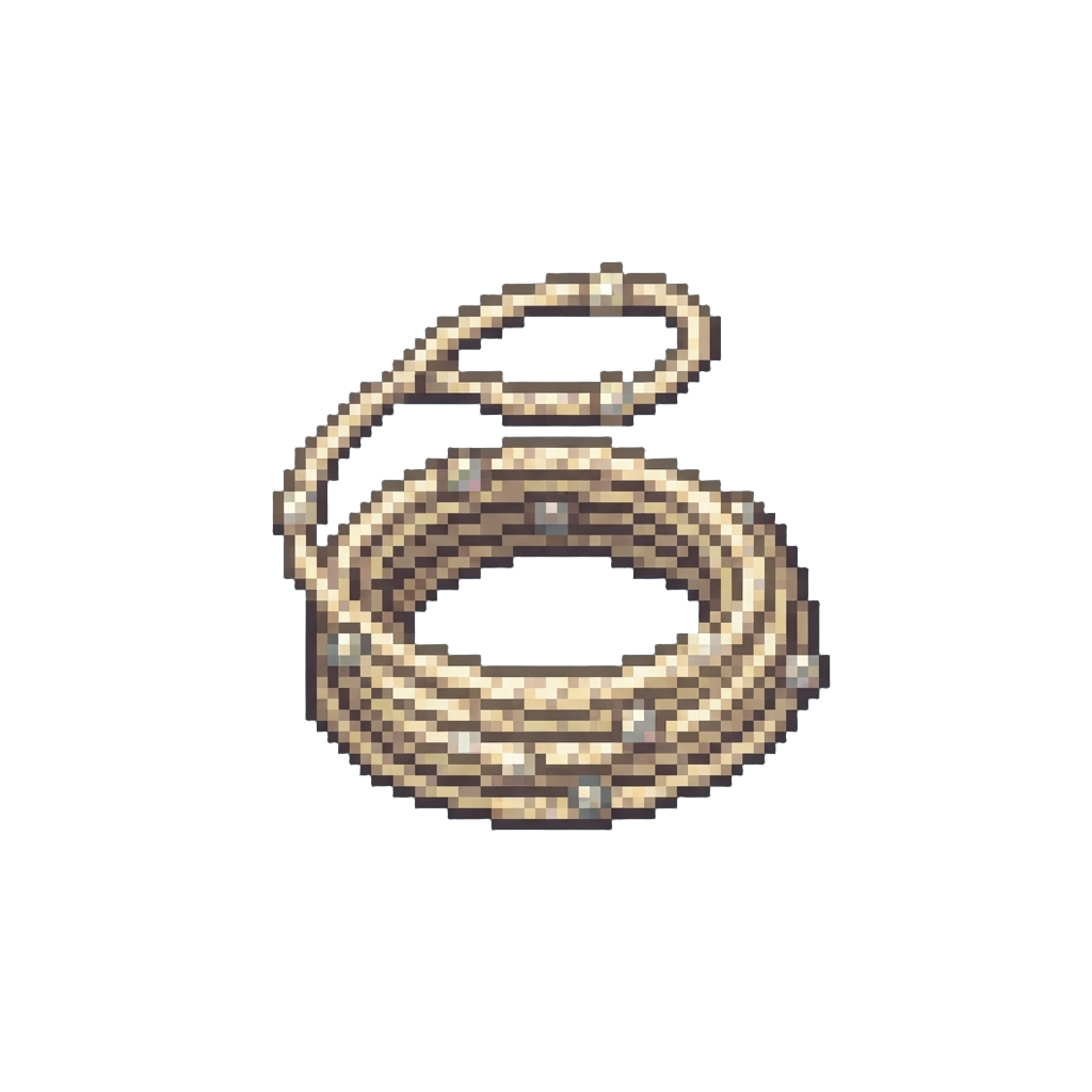 A Shimmering Pearl Web Lasso