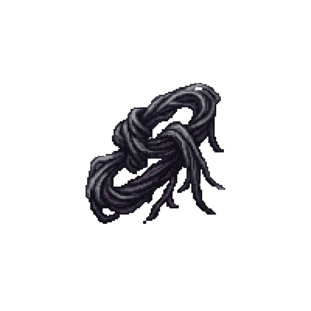 A Charcoal Dark-matter Web Strand