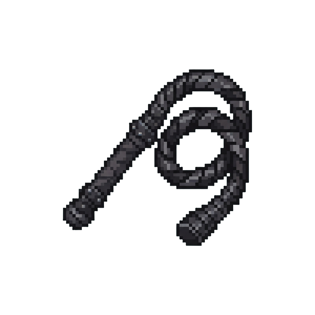 A Dark-armored Silk Whip