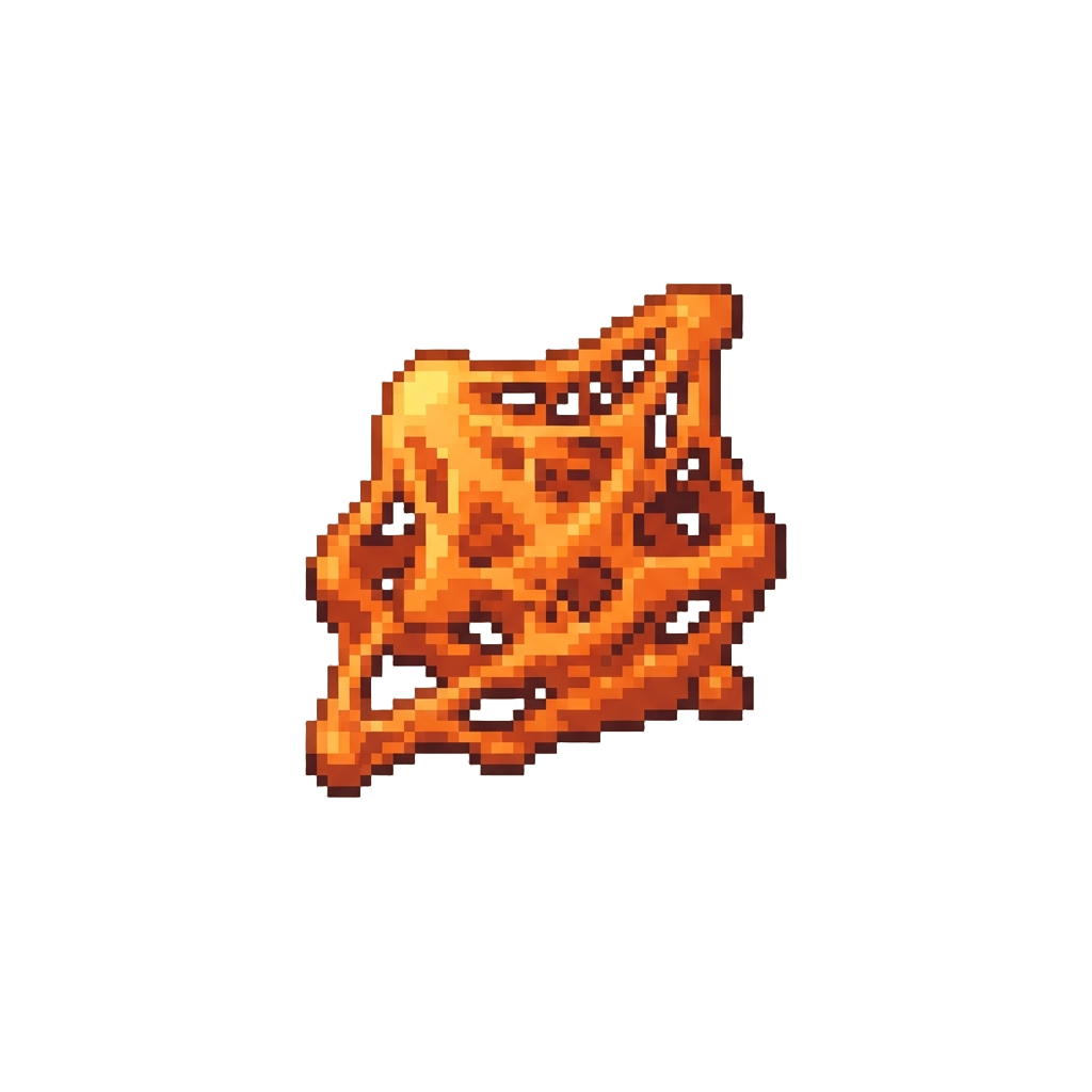 A Fiery Orange Sticky Web Shot