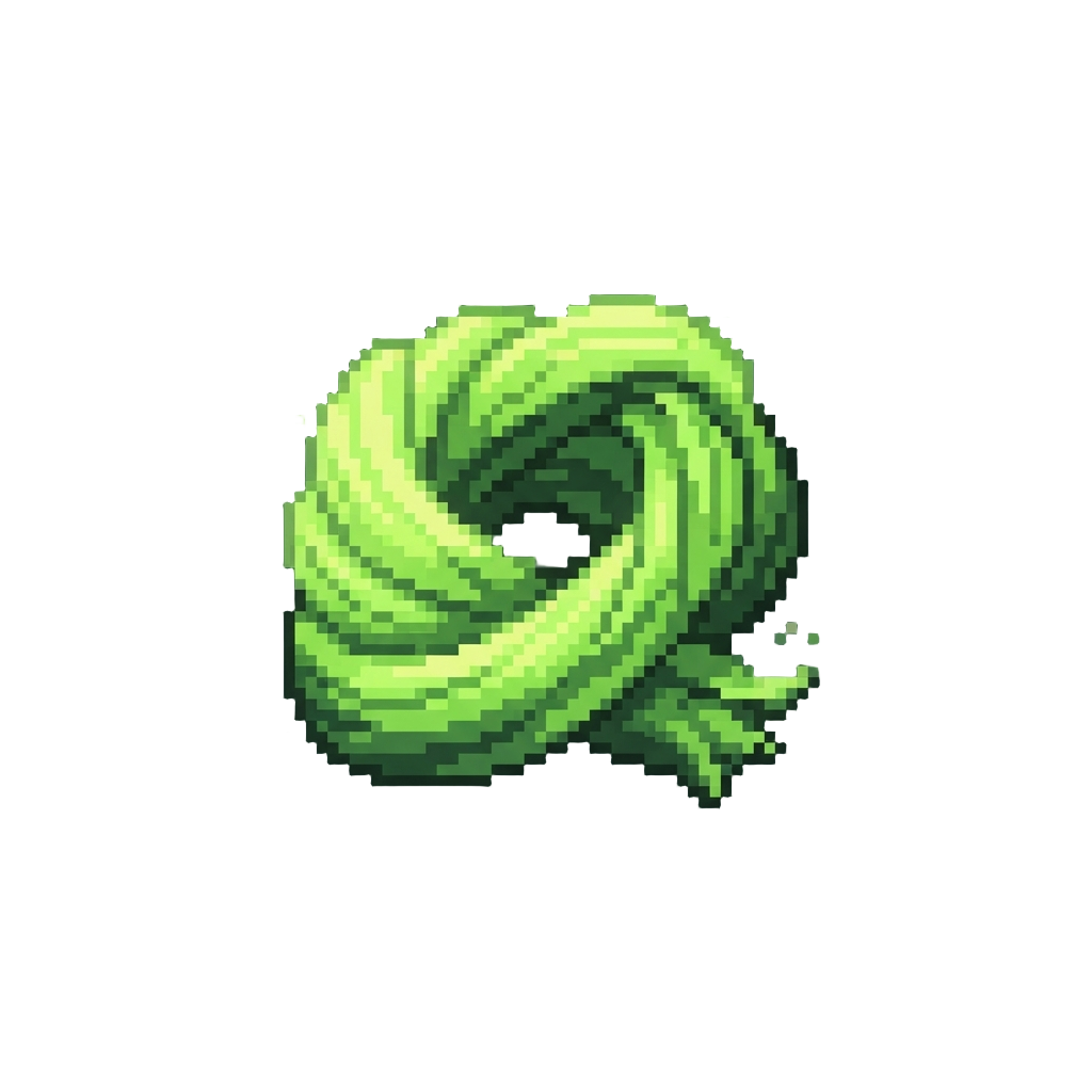 A Glowing Radioactively-charged Silk Strand