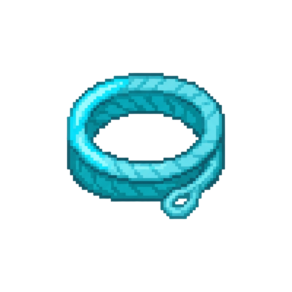 A Translucent Cyan Web Lasso