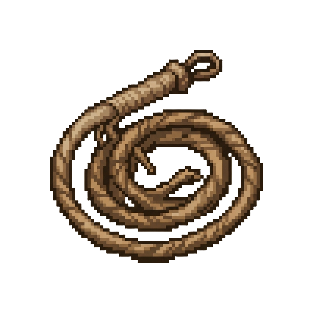 A Fibrous Brown Web Whip