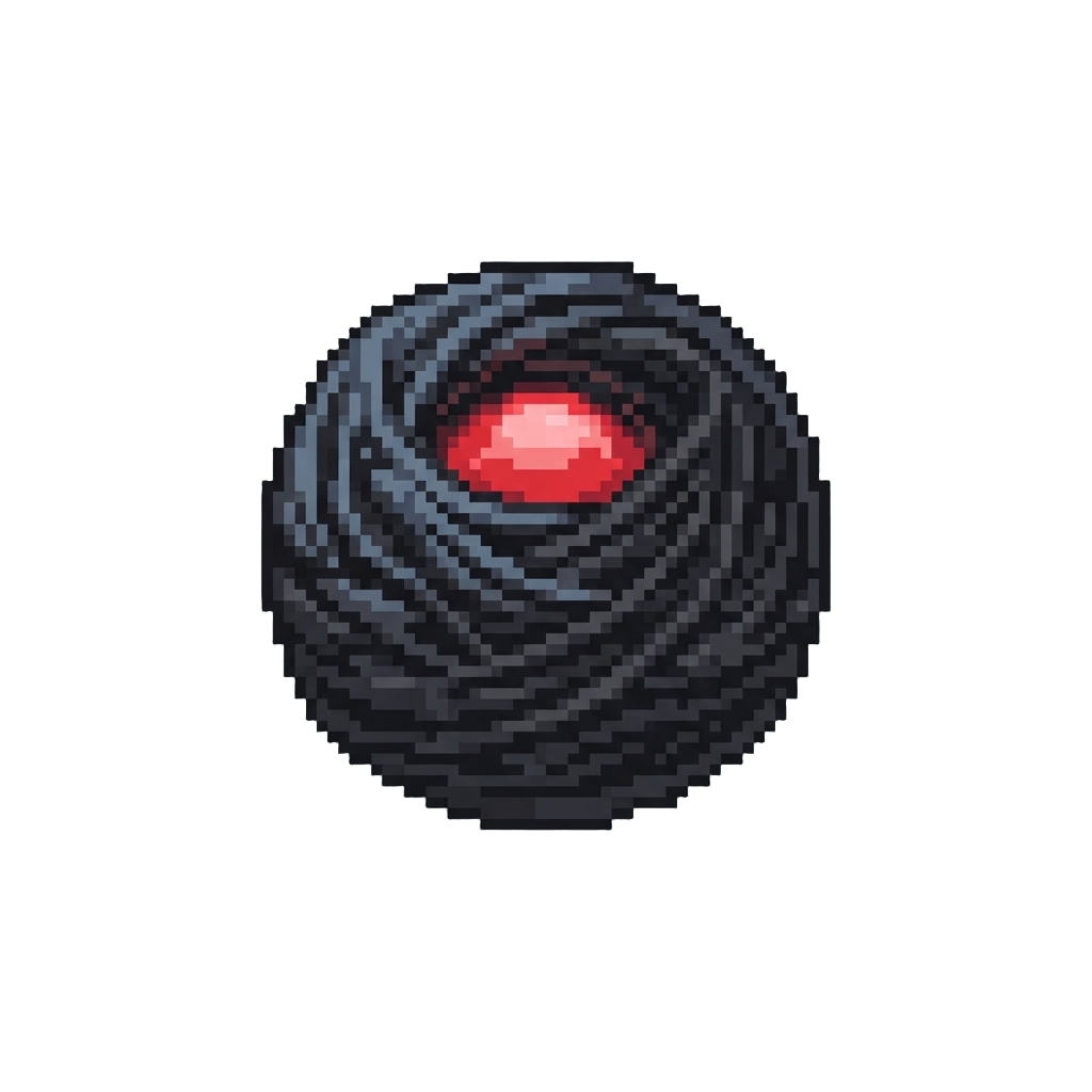 A Sleek Black Laser Web Line