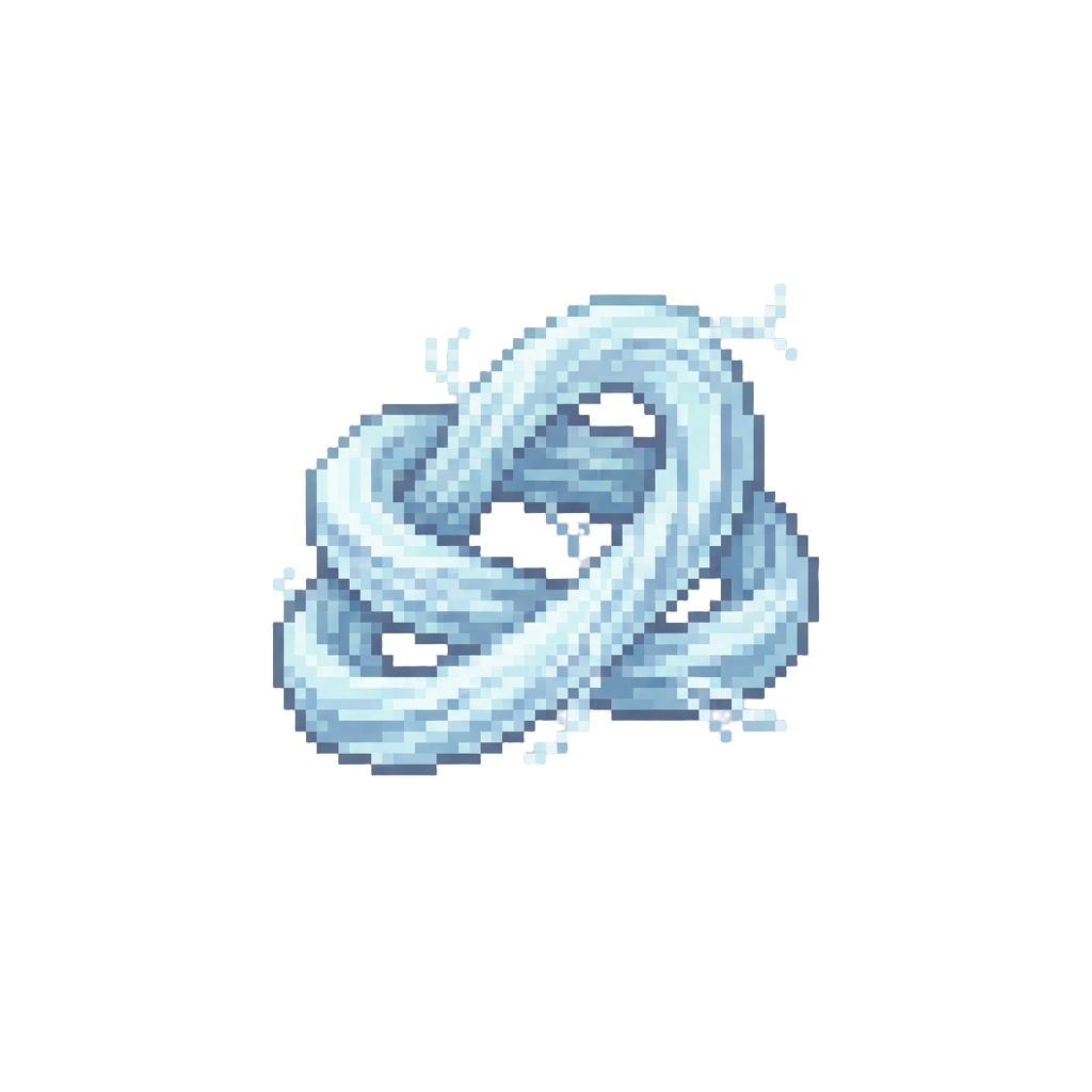 A Crystalline White Spider Silk Stream