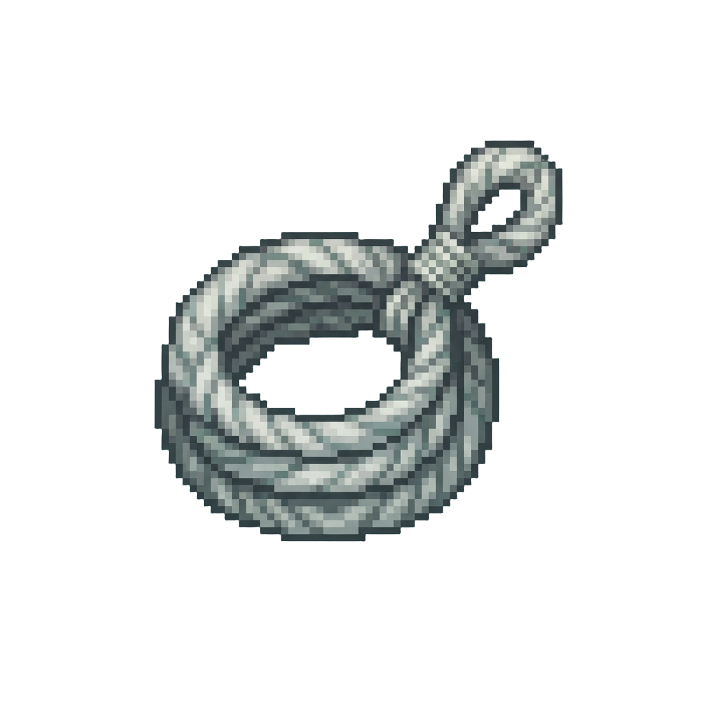 A Heavy Braided Spider-silk Tether