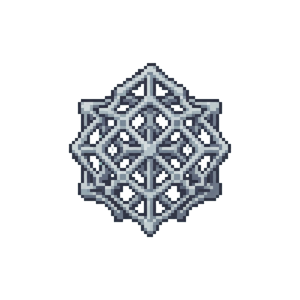 A Geometric Silver Web Lattice