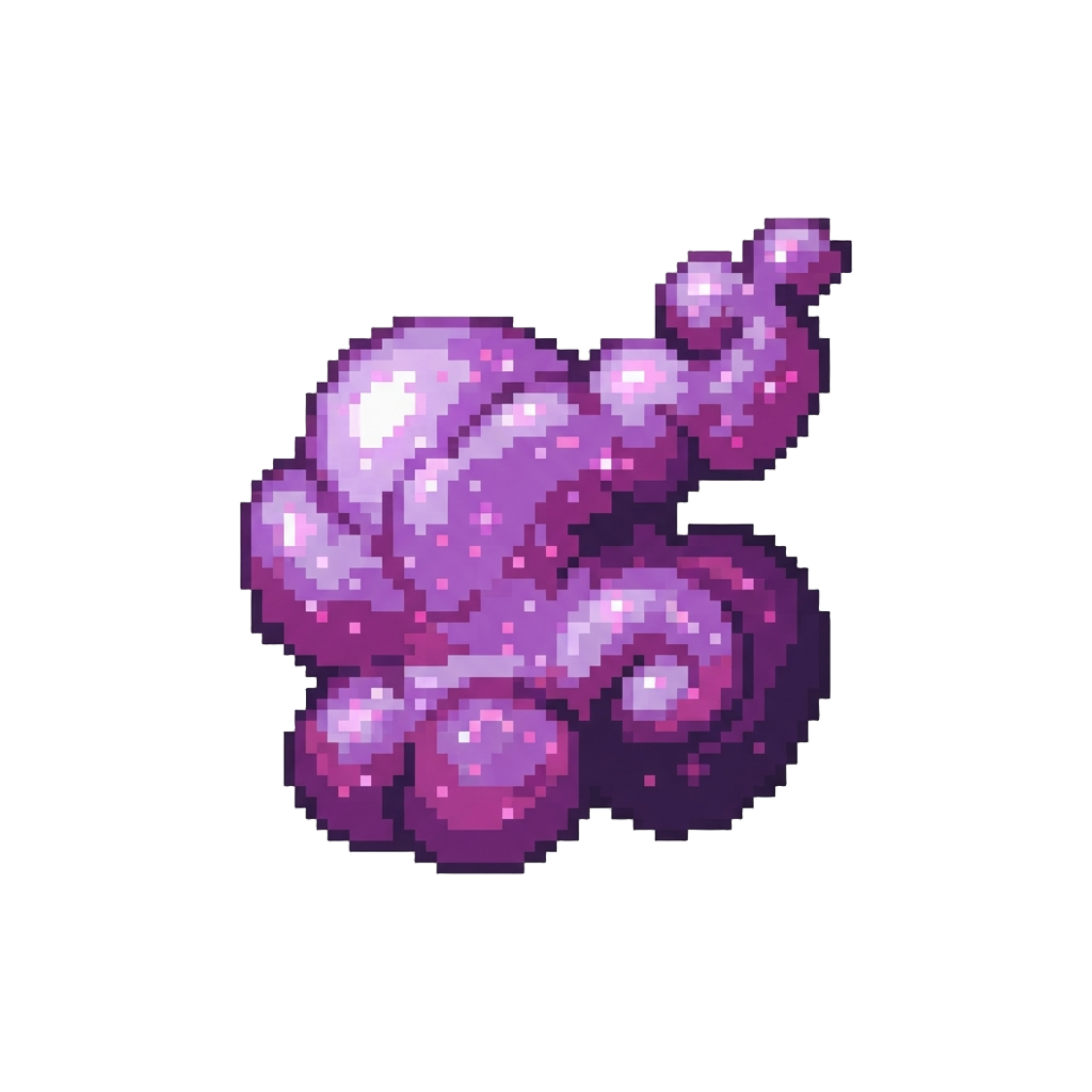 A Puff of Sparkly Purple Radioactive Smoke