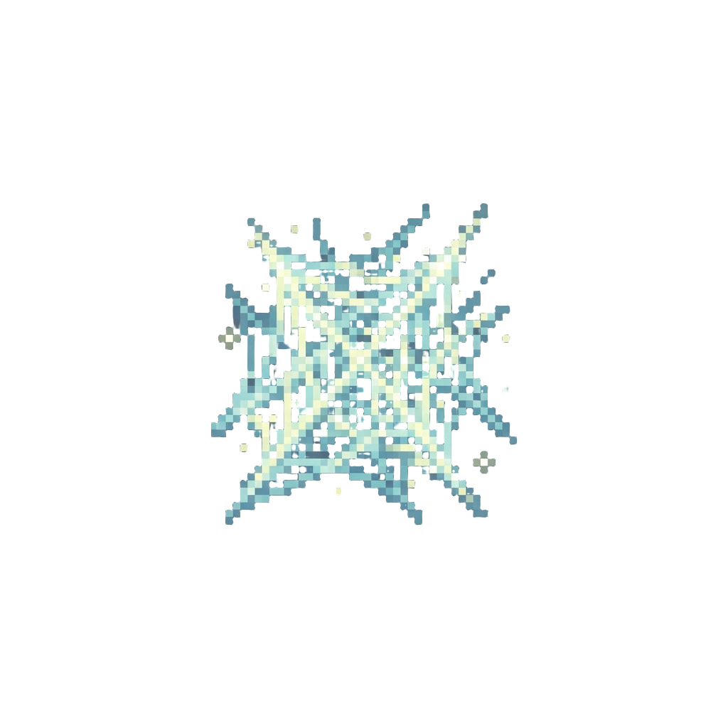 A Harmless Burst of Bio-luminescent Web Sparks