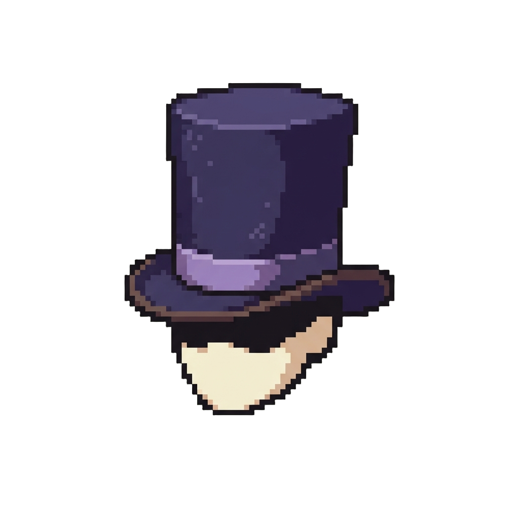 An Absurd Oversized Top Hat Covering Their Eyes