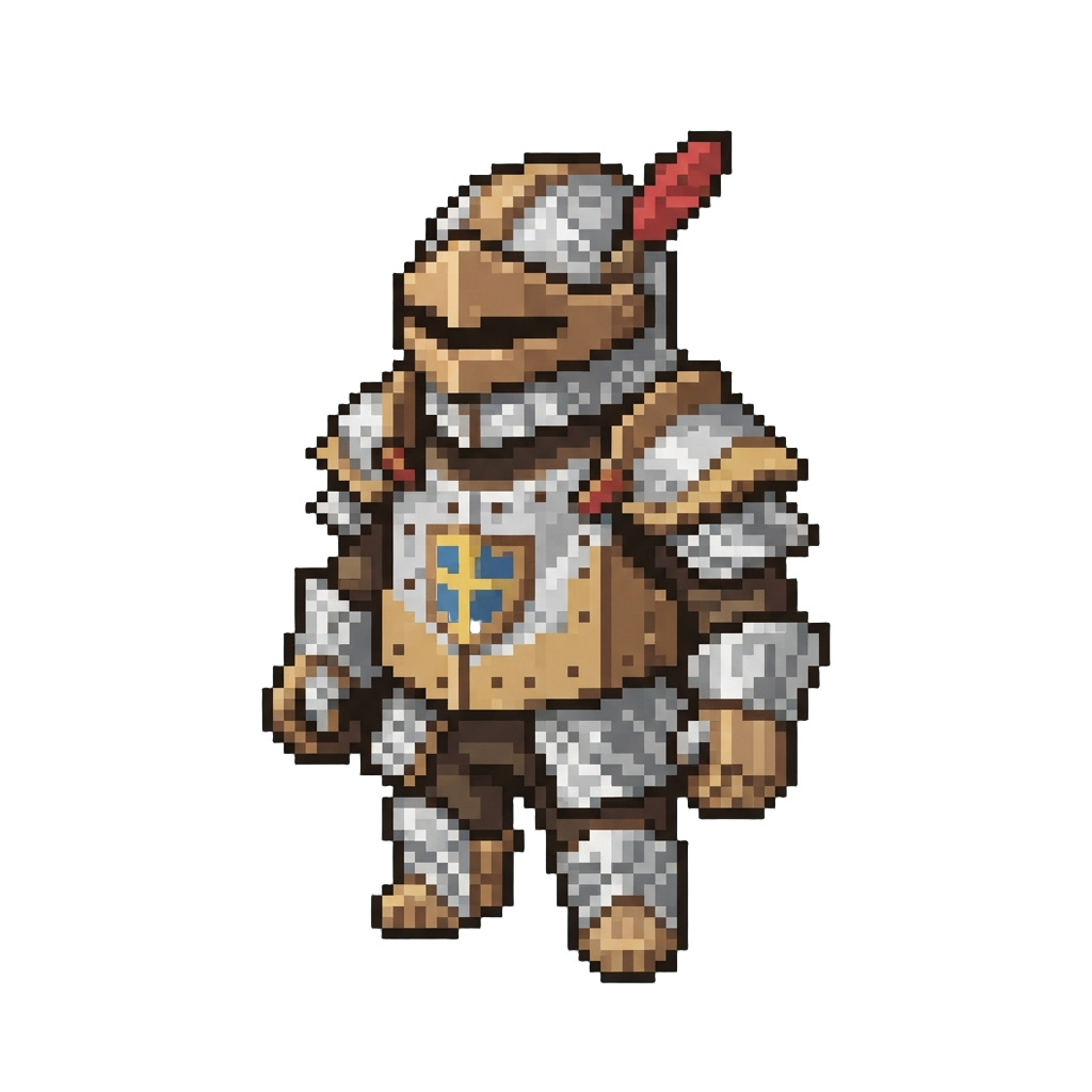 A Knight's Armor Outfit Made of Cardboard and Foil