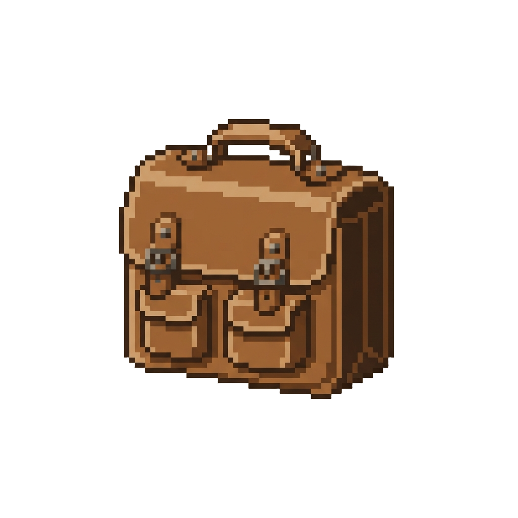 A Classic Leather School Bag