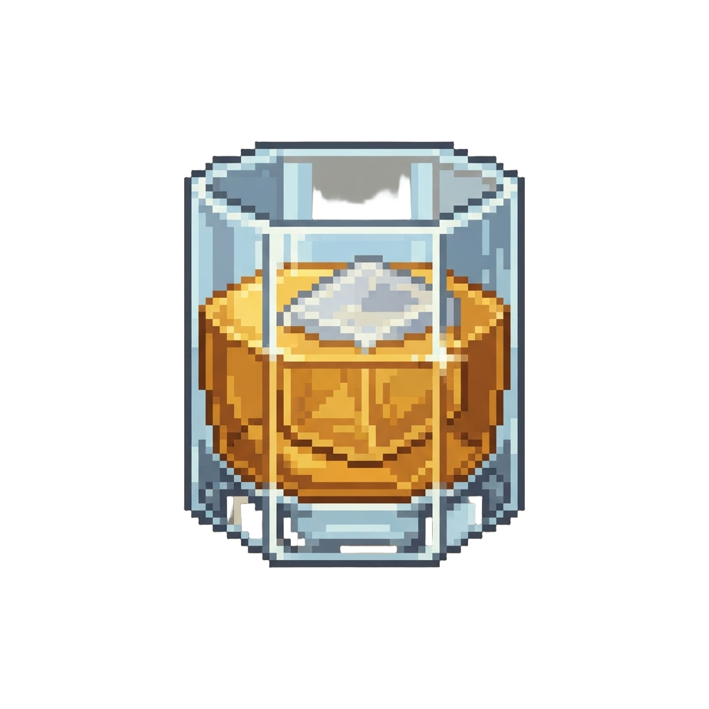 A Crystal Glass of Amber Scotch