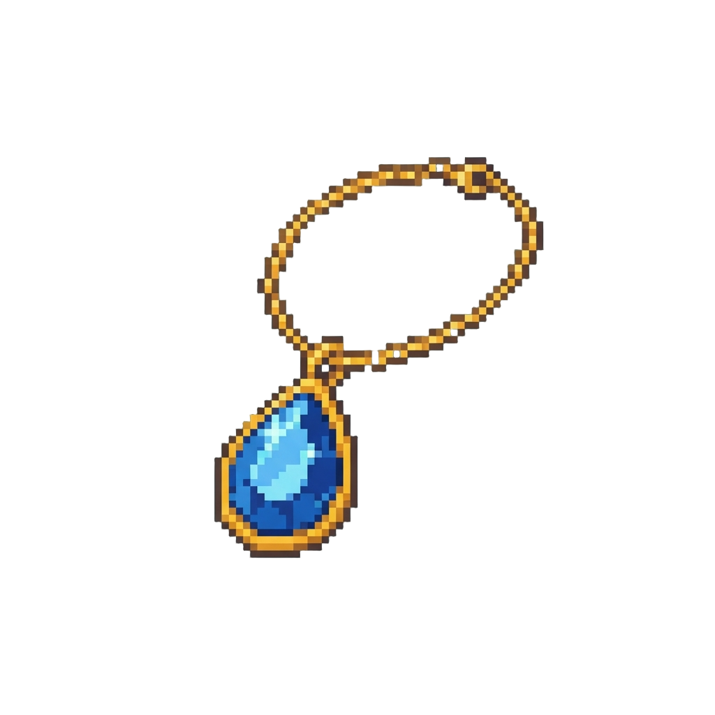 A Radiant Tear-drop Sapphire Necklace