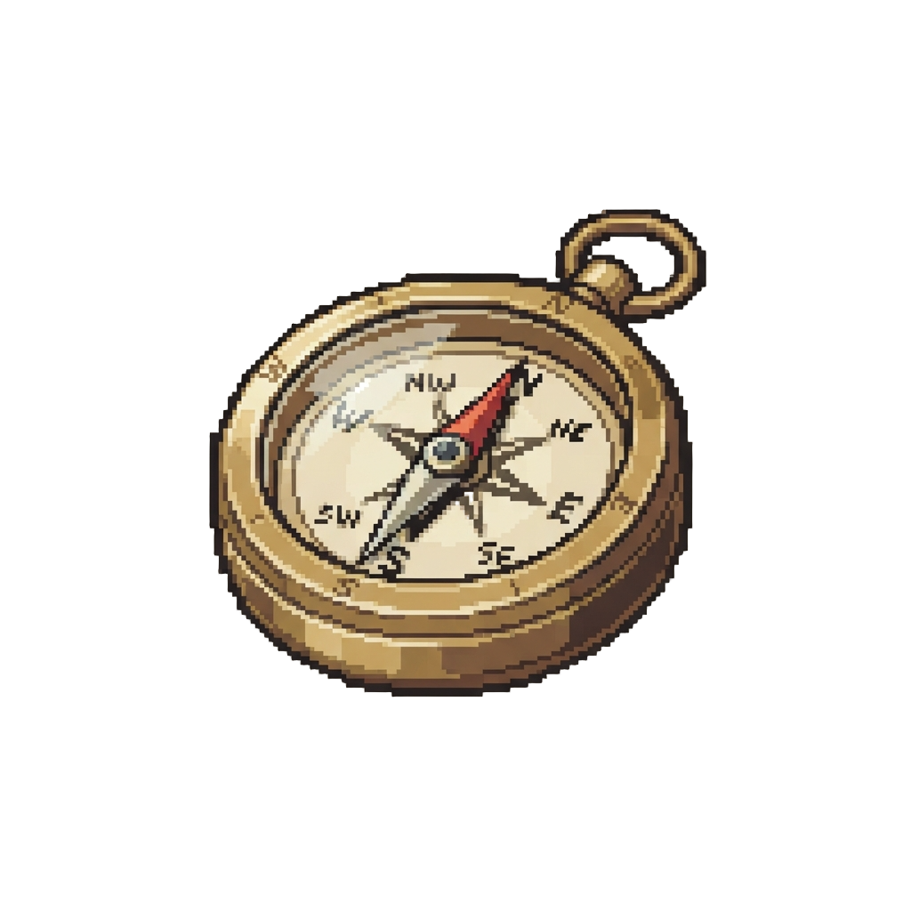 A Brass Nautical Compass