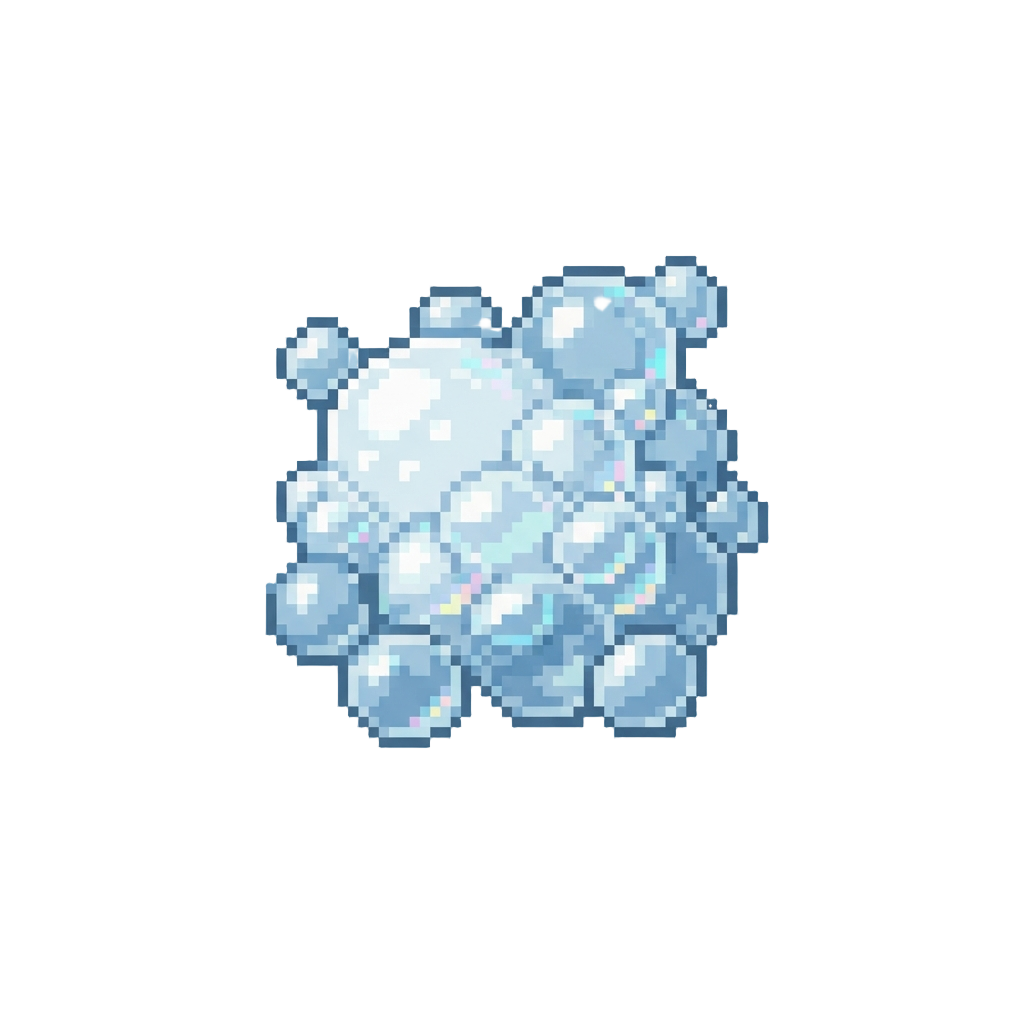 A Burst of Soapy Bubble Foam