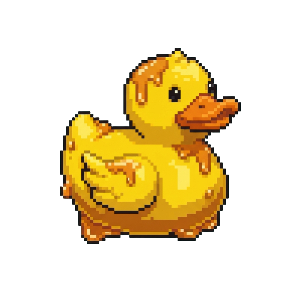 A Giant Sticky Rubber Duck