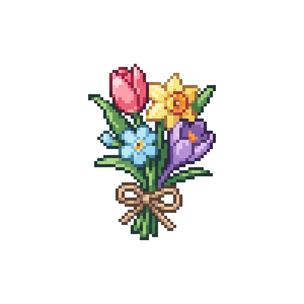 A Bouquet of Spring Flowers
