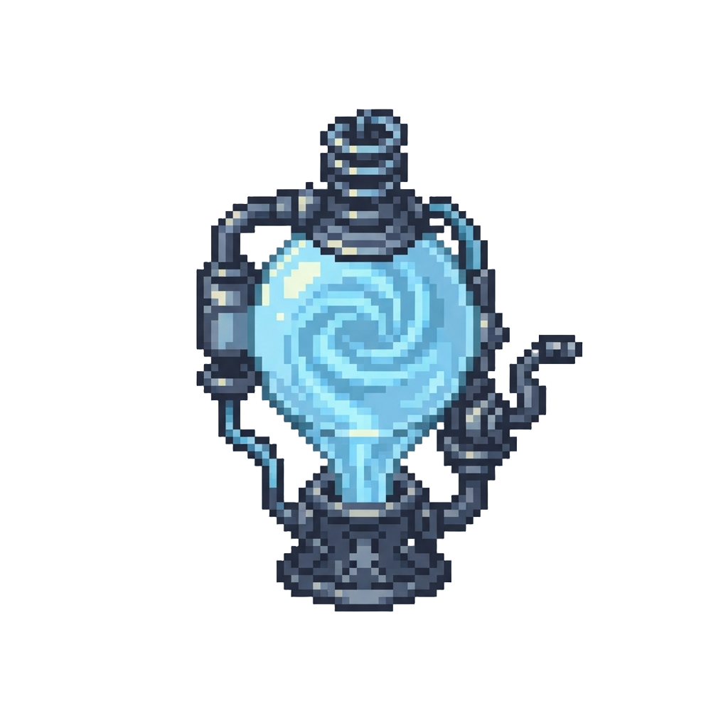 A Soft Blue Light Siphon