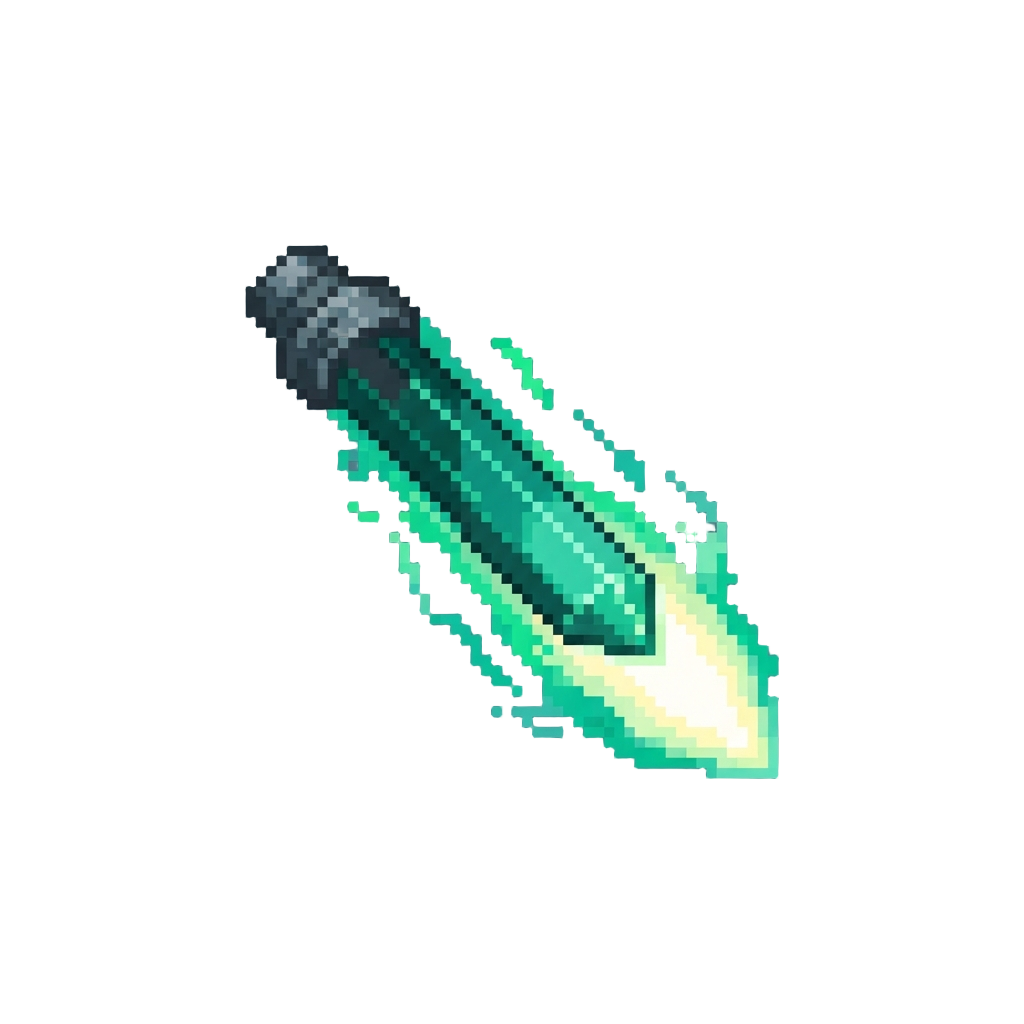 A Blinding Emerald Soul-drain Beam