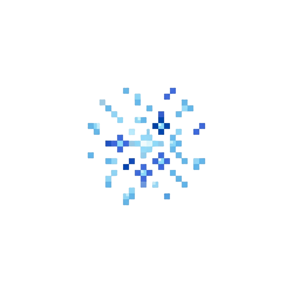 A Harmless Little Shower of Faint Blue Sparkles