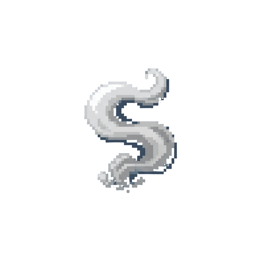 A Wispy Curl of White Smoke with a Soft Hiss