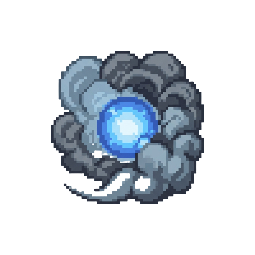 A Hyper-dense Blue Ki Flash Accompanied by Massive Smoke Plumes