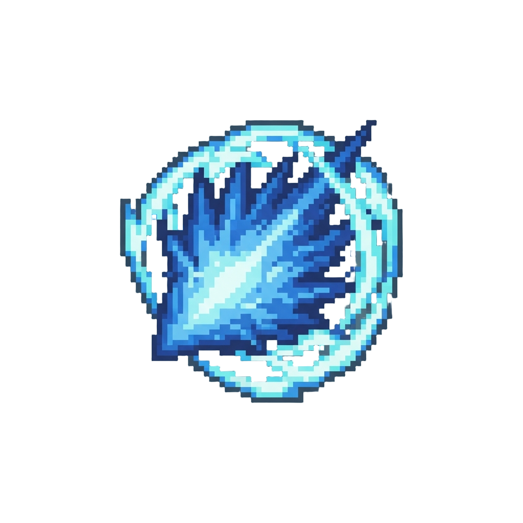 A Fierce Cobalt Energy Blast with Exploding Shock Rings