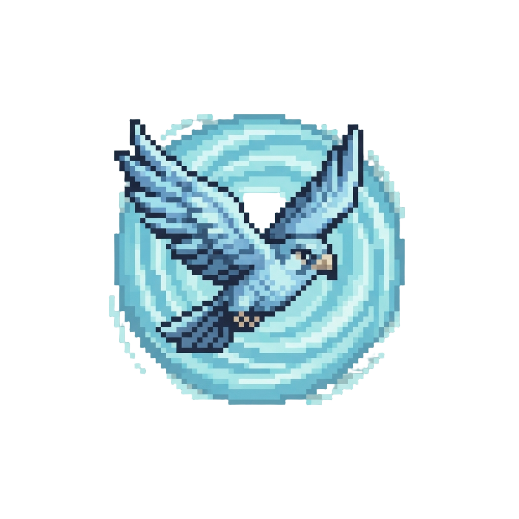 Whirling Wind Energy with a Swift Sky Falcon