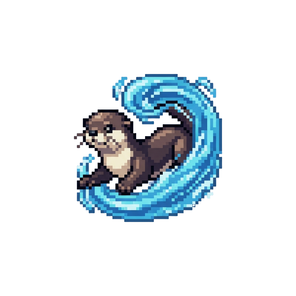 Rushing Water Magic with a Sleek Tide Otter