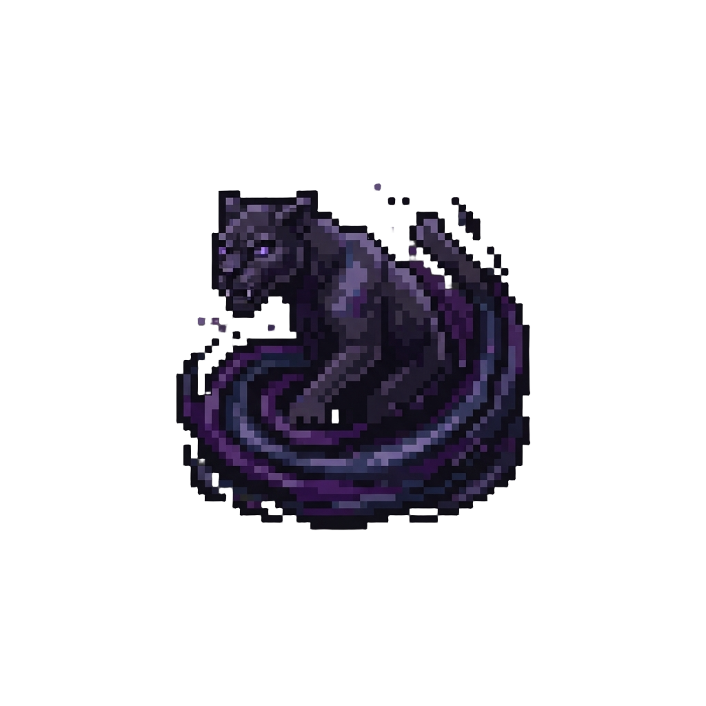 Shadow Abyss Magic with a Dark Shadow Panther
