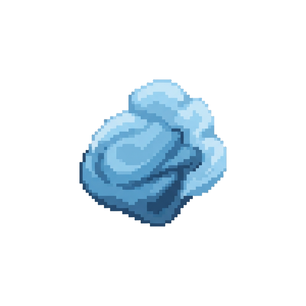 A Soft Blanket of Soothing Blue Steam