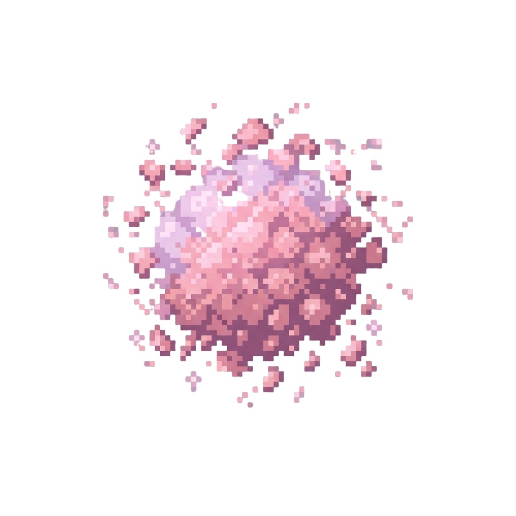 A Fragrant Burst of Drowsy Pink Pollen