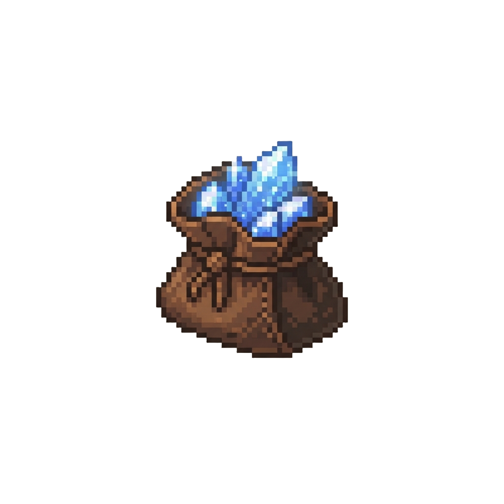 A Sparkling Kyber Crystal Pouch