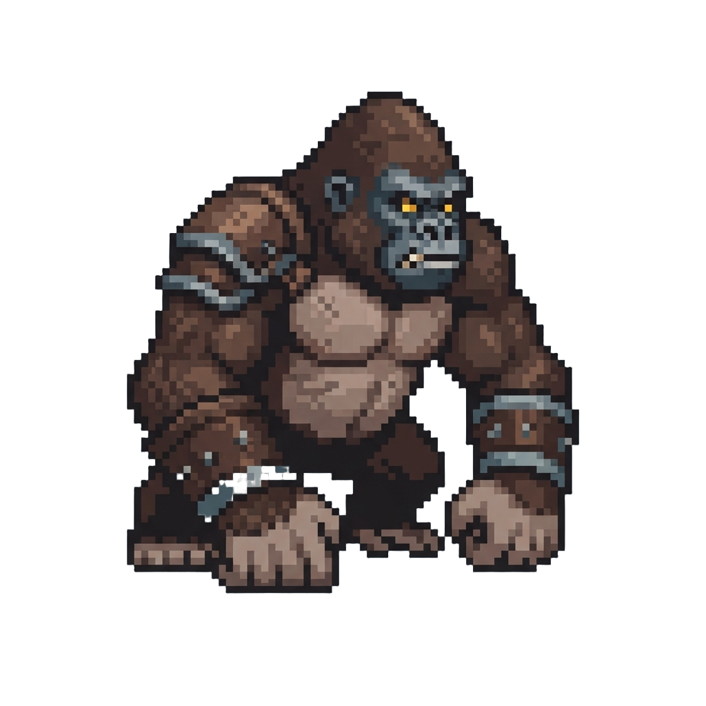 A Hulking Tropical Gorilla Monster
