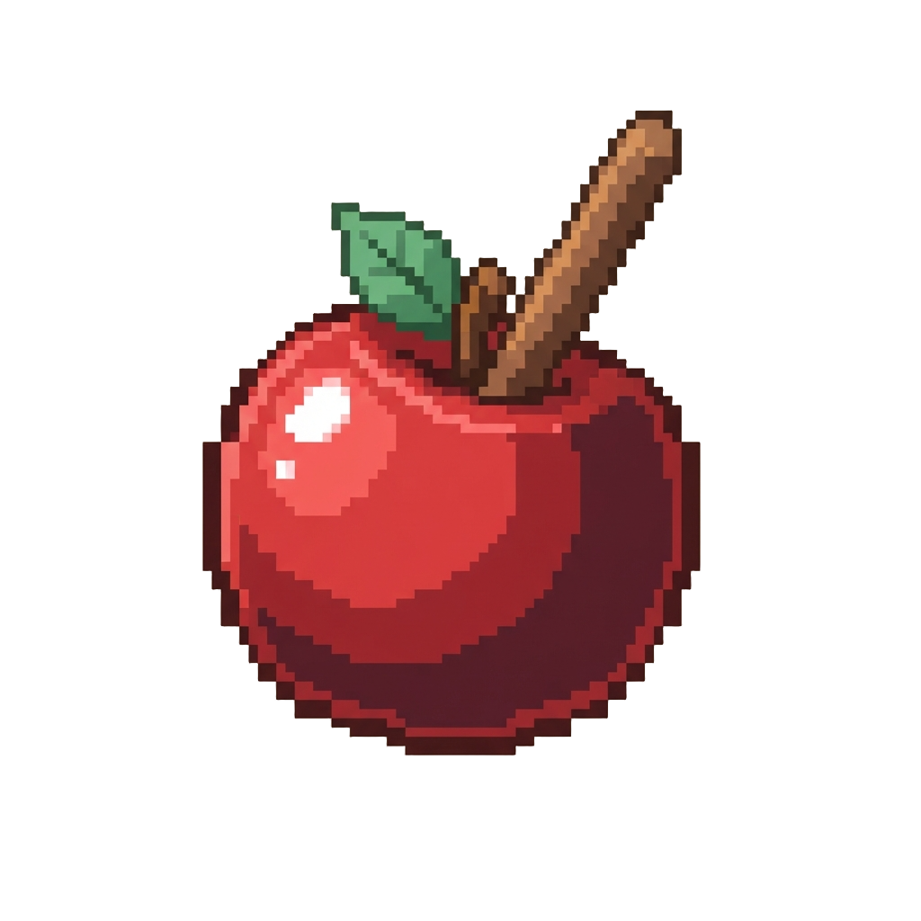 A Shiny Red Candy Apple